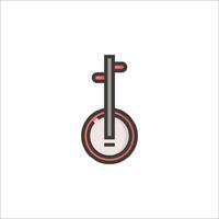 A thermometer icon on a white background vector