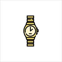 A watch icon on a white background vector