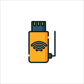 A wifi router icon on a white background vector