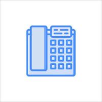 A phone icon on a white background vector
