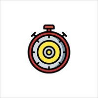 A stopwatch icon on a white background vector