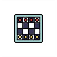 Checkers icon illustration vector