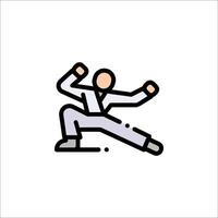 Karate icon illustration vector