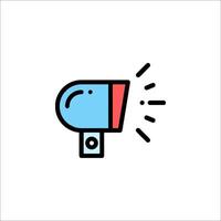 A light bulb icon on a white background vector
