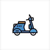 A scooter icon on a white background vector