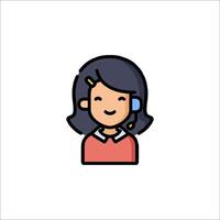 Call center agent icon illustration vector