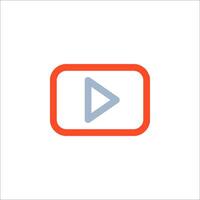 A player icon on a white background vector