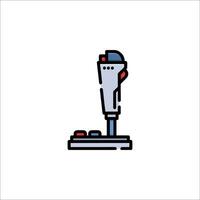 A game controller icon on a white background vector