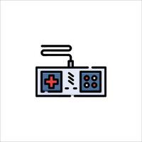 A game controller icon on a white background vector