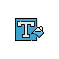 The logo for a teapot and a teacup vector