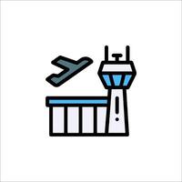 Airport icon illustration vector