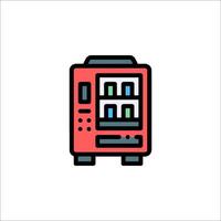 A vending machine icon on a white background vector