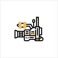 A camera icon on a white background vector