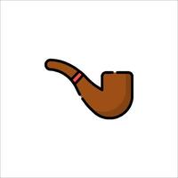 A pipe icon on a white background vector