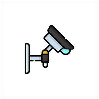 Security camera icon illustration vector