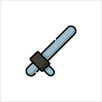 A knife icon on a white background vector