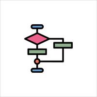 A simple line drawing of a computer vector