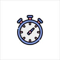 A stopwatch icon on a white background vector