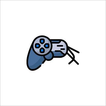 un juego controlador icono en un blanco antecedentes vector