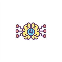 Ai logo, ai icon, ai icon, ai icon, ai icon, vector