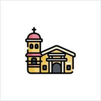 Church icon illustration vector