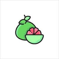Grapefruit icon illustration vector
