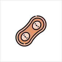 A button with two buttons on it vector