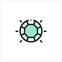 A diamond icon on a white background vector