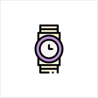A watch icon on a white background vector