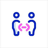 A couple holding hands and standing next to each other vector