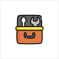 Toolbox icon illustration vector