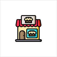 A bakery icon on a white background vector