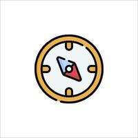 A clock icon with a red arrow pointing to the left vector