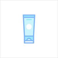 A tube of toothpaste on a white background vector