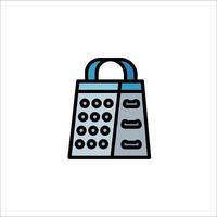 A bag with a knife in it on a white background vector