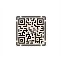 A qr code on a white background vector