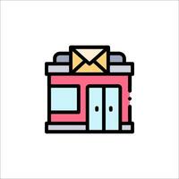 Mail box icon vector