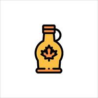 Canada maple syrup icon illustration vector