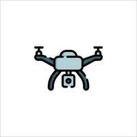 A drone icon on a white background vector