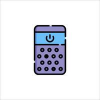 A calculator icon on a white background vector