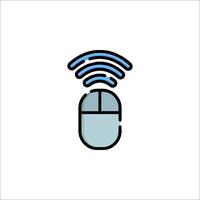 A wireless mouse icon on a white background vector