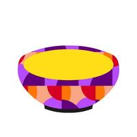 bowl illustration isolated on white background vector