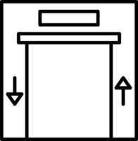 Elevator Icon Design Symbol vector