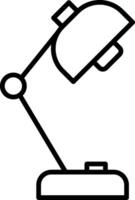 Desk Lamp Icon Design Symbol vector