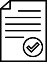 Document Icon Design Symbol vector