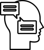 Head Icon Design Symbol vector