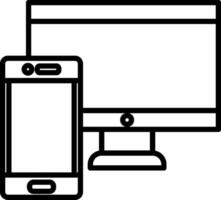 Device Icon Design Symbol vector