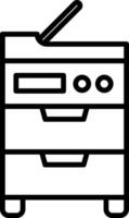 Copy Machine Icon Design Symbol vector