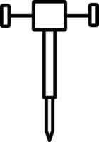 Driller Icon Design Symbol vector