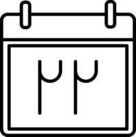 Calendar Icon Design Symbol vector